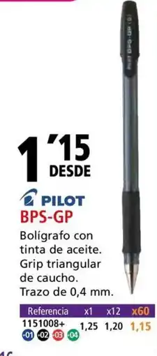 Folder PILOT BPS-GP oferta