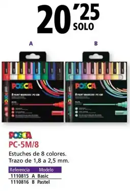Folder POSCA PC-5M/8 oferta