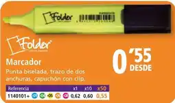 Folder FOLDER Marcador oferta
