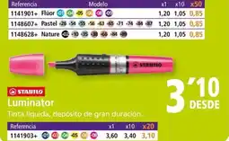 Folder STABILO Luminator oferta