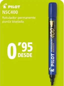 Folder PILOT NSC400 Rotulador permanente punta biselada. oferta