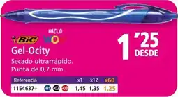 Folder BIC Gel-Ocity oferta