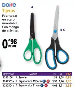 Folder DOHE Tijeras oferta