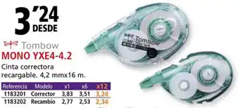Folder TOMBOW Mono yxe4-4.2 oferta