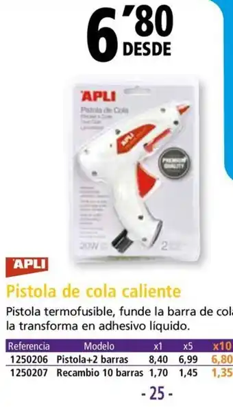 Folder APLI Pistola de cola caliente oferta