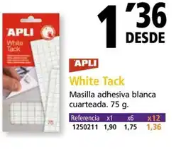 Folder APLI White Tack oferta