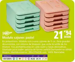 Folder Módulo cajones pastel oferta