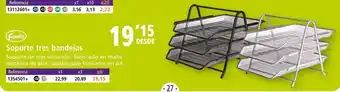 Folder Soporte tres bandejas oferta