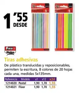 Folder Tiras adhesivas oferta