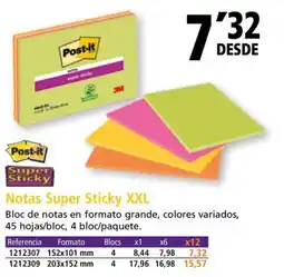 Folder Notas Super Sticky XXL oferta