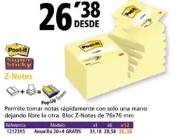 Folder POST -IT Z-Notes oferta