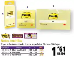 Folder Notas amarillas oferta