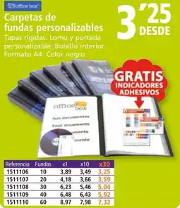 Folder Carpetas de fundas personalizables oferta