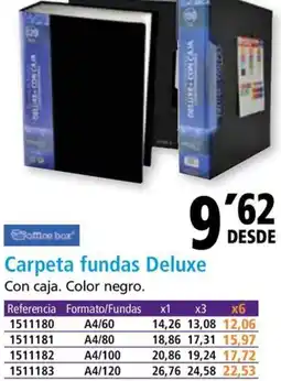 Folder Carpeta fundas Deluxe oferta