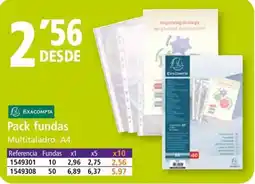 Folder EXACOMPA Pack fundas oferta