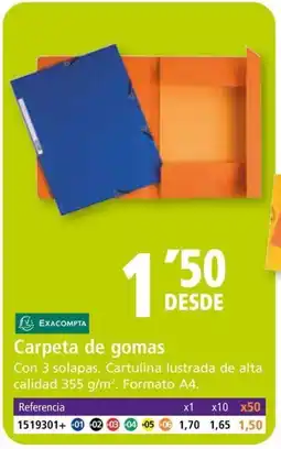 Folder EXACOMPTA Carpeta de gomas oferta