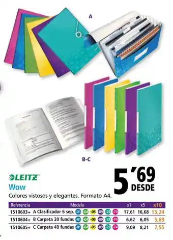 Folder LEITZ Wow oferta