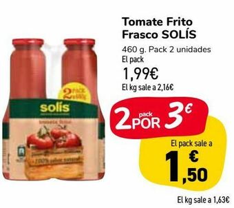 Carrefour Market Tomate frito frasco solís oferta