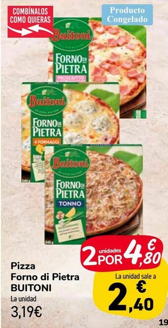 Carrefour Market Pizza forno di pietra buitoni oferta
