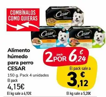 Carrefour Market Alimento húmedo para perros cesar oferta