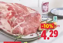 Lidl Cabeza de lomo trozo oferta