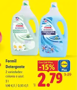 Lidl FORMIL Detergente oferta