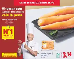 Lidl Solomillo de pollo oferta