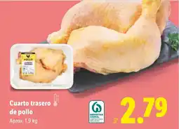 Lidl Cuarto trasero de pollo oferta