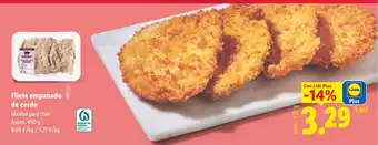 Lidl Filete empanado de cerdo oferta