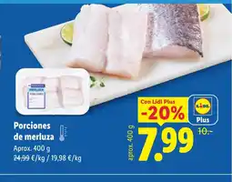 Lidl Porciones de merluza oferta