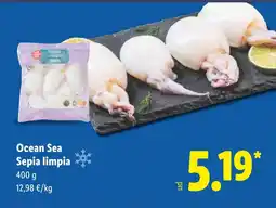 Lidl OCEAN SEA Sepia limpia oferta