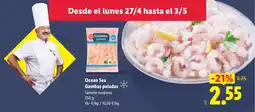 Lidl OCEAN SEA Gambas pelabas oferta