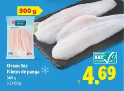 Lidl OCEAN SEA Filetes de panga oferta