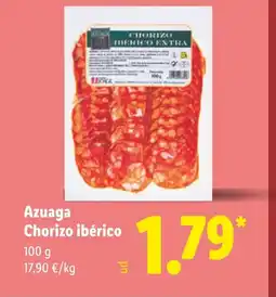 Lidl AZUAGA Chorizo ibérico oferta