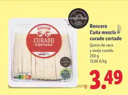 Lidl RONCERO Cuña mezcla curado cortado oferta