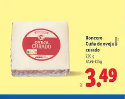 Lidl RONCERO Cuña de oveja curado oferta
