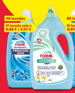 Lidl FORMIL Detergente oferta