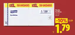 Lidl FLORALYS Servilletas oferta