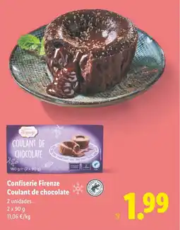 Lidl CONFISERIE FIRENZE Coulant de chocolate oferta