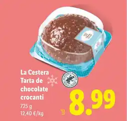 Lidl LA CESTERA Tarta de chocolate crocanti oferta