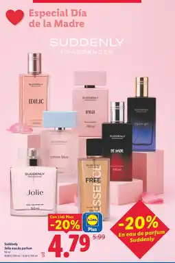 Lidl SUDDENLY Jolie eau de parfum oferta