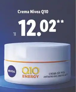 Lidl Crema Nivea Q10 oferta