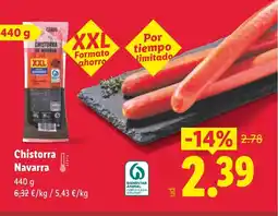 Lidl Chistorra Navarra oferta