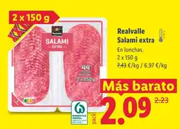 Lidl REALVALLE Salami extra oferta