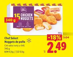 Lidl CHEF SELECT Nuggets de pollo oferta