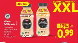 Lidl MILBONA Café helado oferta