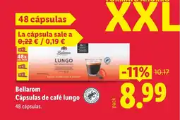 Lidl BELLAROM Cápsulas de café lungo oferta