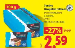 Lidl SONDEY Barquillos rellenos oferta
