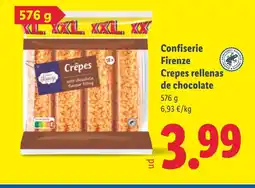 Lidl CONFISERIE FIRENZE Crepes rellenas de chocolate oferta