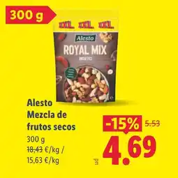 Lidl ALESTO Mezcla de frutos secos oferta